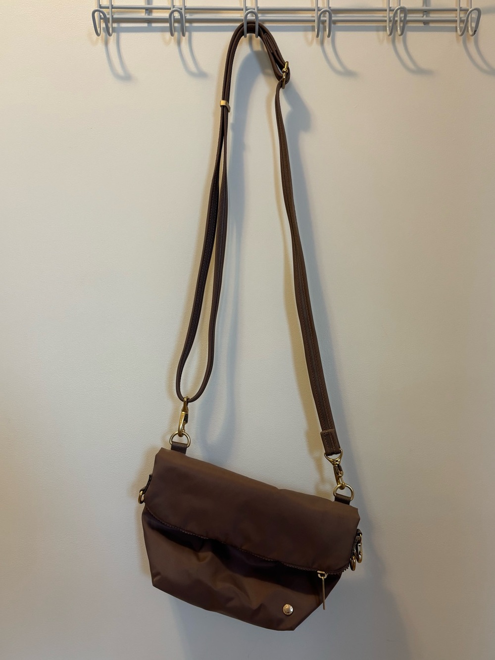 Pacsafe Anti-Theft Shoulder Bag - Taupe